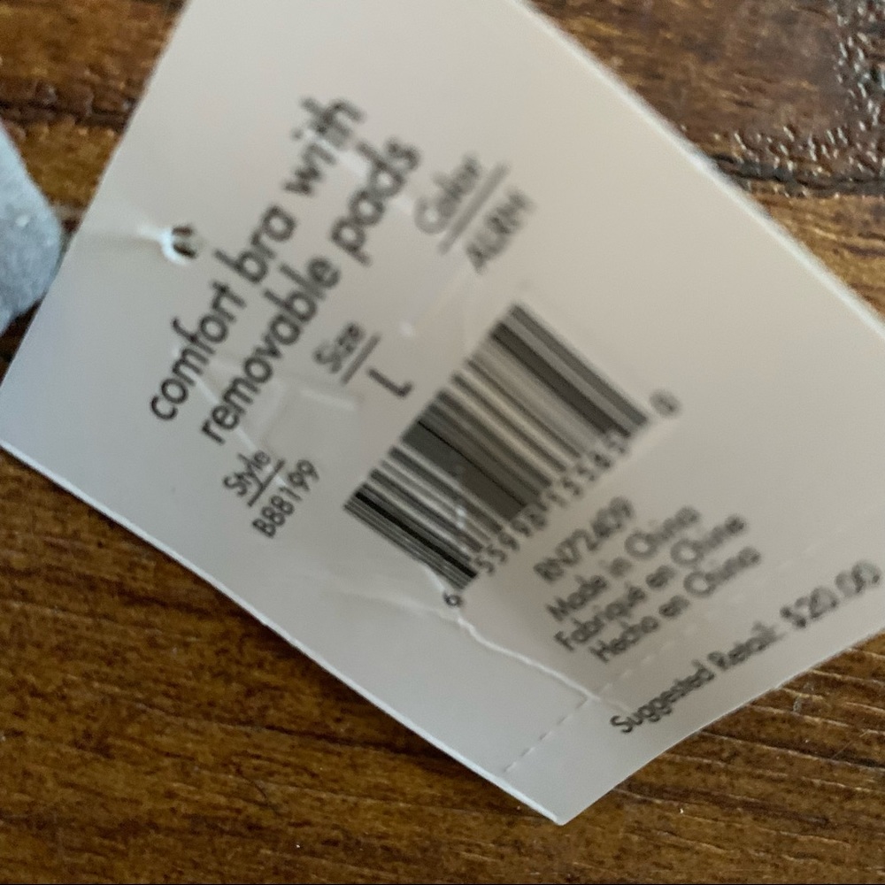 NWT LA LA Active Sports Bra & Biker Short Set - Picture 4 of 9